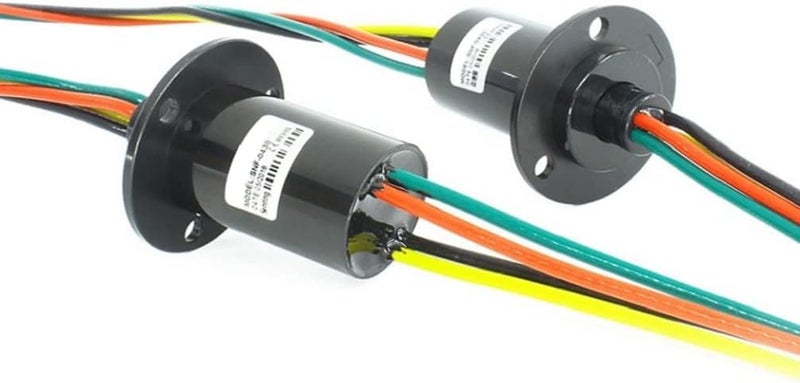 QL-LINRUN Electrical Slip Ring Slip Ring Electrical Connector Slip Ring Slip Ring Connector Motor Slip Ring Rotating Connector 4 Wires 10A Diameter 22mm - Image 1
